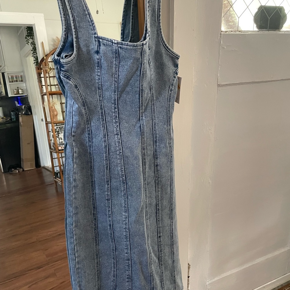 Denim Sleeveless Dress